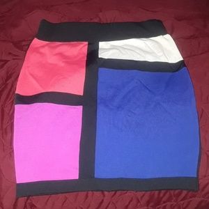 A colorful skirt